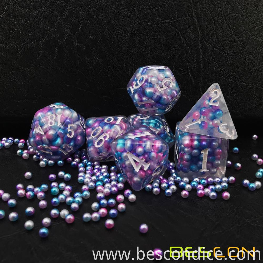 Peacock Pearl Dice For Roleplaying Dice Games 2